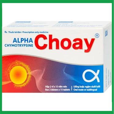 Alpha-Chymotrypsine-Choay.jpg Nhà Thuốc Thành Hương - Alpha Chymotrypsine Choay