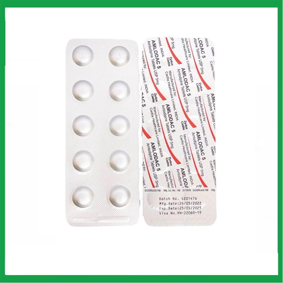 Amlodac-5mg1.jpg Nhà Thuốc Thành Hương - Amlodac 5mg1