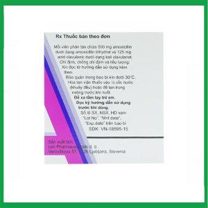 Nhà Thuốc Thành Hương - Thuốc Amoksiklav Quick Tabs 625mg Lek điều trị nhiễm khuẩn (7 vỉ x 2 viên) 1 Nhà Thuốc Thành Hương - Amoksiklav2