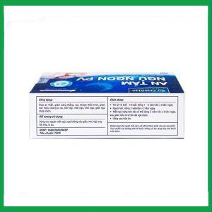 Nhà Thuốc Thành Hương - Viên uống An Tâm Ngủ Ngon PV Pharma giúp an thần, giảm căng thẳng (5 vỉ x 10 viên) 2 Nhà Thuốc Thành Hương - An Tam Ngu Ngon1
