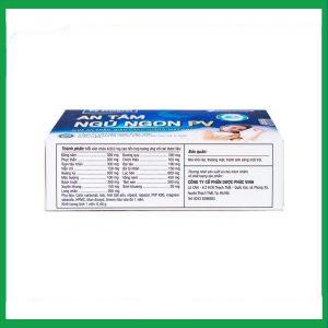 Nhà Thuốc Thành Hương - Viên uống An Tâm Ngủ Ngon PV Pharma giúp an thần, giảm căng thẳng (5 vỉ x 10 viên) 1 Nhà Thuốc Thành Hương - An Tam Ngu Ngon2
