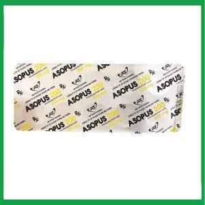 Nhà Thuốc Thành Hương - Thuốc Asopus 200 An Thiên điều trị bệnh gan mật (3 vỉ x 10 viên) 2 Nhà Thuốc Thành Hương - Asopus 200mg 1