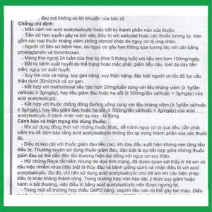 Nhà Thuốc Thành Hương - Thuốc Aspirin pH8 Mekophar giảm đau, hạ sốt 1 Nhà Thuốc Thành Hương - Aspirin2