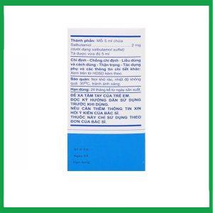 Nhà Thuốc Thành Hương - Dung dịch uống Atisalbu An Thiên điều trị cơn hen, ngăn cơn co thắt phế quản (30 ống x 5ml) 1 Nhà Thuốc Thành Hương - AtiSalbu3