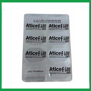 Nhà Thuốc Thành Hương - Thuốc Aticef 500mg điều trị nhiễm khuẩn từ nhẹ đến vừa (2 vỉ x 7 viên) 1 Nhà Thuốc Thành Hương - Aticef 2