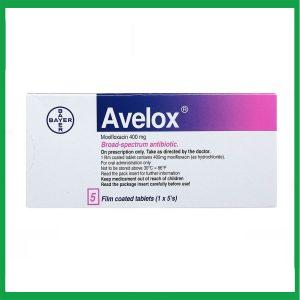 Thuốc Avelox 400mg Bayer điều trị nhiễm khuẩn (1 vỉ x 5 viên)