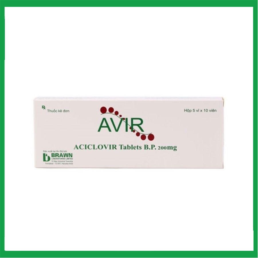 Avir-200mg.jpg Nhà Thuốc Thành Hương - Avir 200mg
