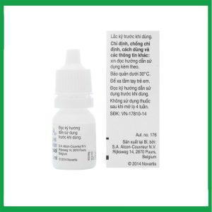 Nhà Thuốc Thành Hương - Thuốc nhỏ mắt Azarga Alcon giảm áp lực nội nhãn (5ml) 2 Nhà Thuốc Thành Hương - Azarga Alcon 1