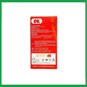 Nhà Thuốc Thành Hương - Bao cao su OK Original không mùi, bổ sung chất bôi trơn và không chứa chất diệt tinh trùng (12 cái) 2 Nhà Thuốc Thành Hương - BCS OK khong mui 12 cai 1