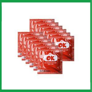 Nhà Thuốc Thành Hương - Bao cao su OK Original không mùi, bổ sung chất bôi trơn và không chứa chất diệt tinh trùng (12 cái) 1 Nhà Thuốc Thành Hương - BCS OK khong mui 12 cai 2