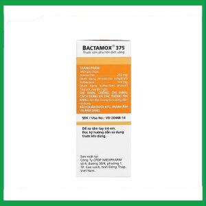 Nhà Thuốc Thành Hương - Thuốc cốm Bactamox 375 Imexpharm điều trị nhiễm khuẩn (12 gói) 1 Nhà Thuốc Thành Hương - Bactamox 375mg 2