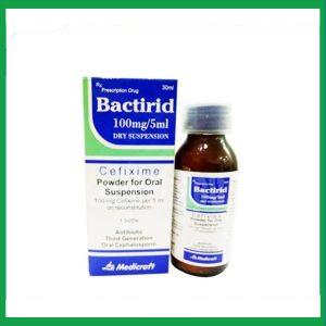 Thuốc Bactirid 100mg/5ml điều trị nhiễm khuẩn (30ml)