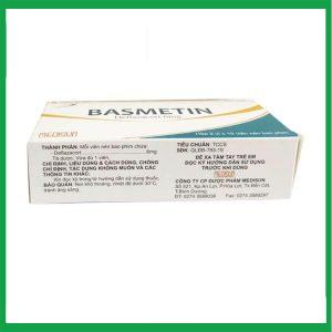 Nhà Thuốc Thành Hương - Thuốc Basmetin 6mg Medisun điều trị hen phế quản, viêm khớp dạng thấp (2 vỉ x 10 viên) 1 Nhà Thuốc Thành Hương - Basmetin 2