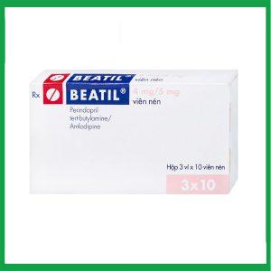 Thuốc Beatil 4mg/5mg Gedeon điều trị tăng huyết áp vô căn, bệnh mạch vành ổn định (3 vỉ x 10 viên)