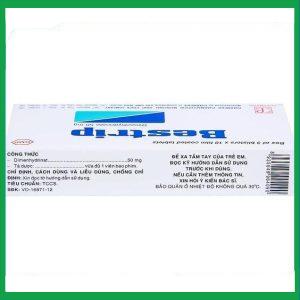 Nhà Thuốc Thành Hương - Thuốc Bestrip 50mg trị các chứng buồn nôn do say tàu xe (3 vỉ x 10 viên) 3 Nhà Thuốc Thành Hương - Bestrip 2