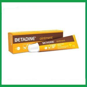 Thuốc mỡ Betadine Ointment hỗ trợ sát khuẩn vết loét, vết thương (40g)