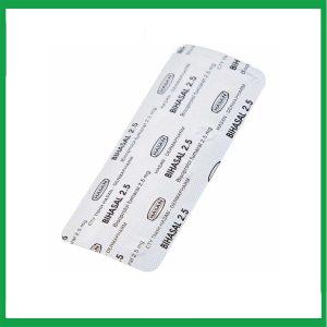 Nhà Thuốc Thành Hương - Thuốc Bihasal 2.5 Hasan điều trị tăng huyết áp, đau thắt ngực, suy tim mạn tính ổn định (5 vỉ x 10 viên) 1 Nhà Thuốc Thành Hương - Bihasal 2.5mg2