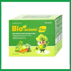 Cốm vi sinh Bio-acimin Fiber Meracine bổ sung chất sơ hòa tan, giảm tình trạng táo bón (30 gói)