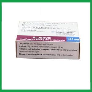 Nhà Thuốc Thành Hương - Thuốc Bluemoxi 400mg Bluepharma điều trị nhiễm khuẩn (7 viên) 1 Nhà Thuốc Thành Hương - Bluemoxi2