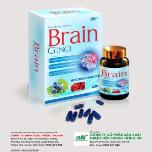 Nhà Thuốc Thành Hương - Brain Ginci - Hỗ trợ tăng cường lưu thông máu, hoạt huyết dưỡng não 1 Nhà Thuốc Thành Hương - Brain Ginci