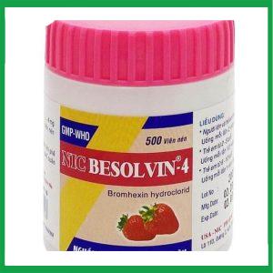 Thuốc Besolvin-4 (Bromhexin) NIC – Thuốc Ho Đàm