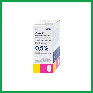 Nhà Thuốc Thành Hương - Thuốc nhỏ mắt Cravit 0.5% điều trị viêm bờ mi, viêm túi lệ, lẹo (5ml) 2 Nhà Thuốc Thành Hương - CRV2