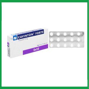Thuốc Cavinton Forte 10mg Gedeon điều trị rối loạn tuần hoàn máu não (2 vỉ x 15 viên)