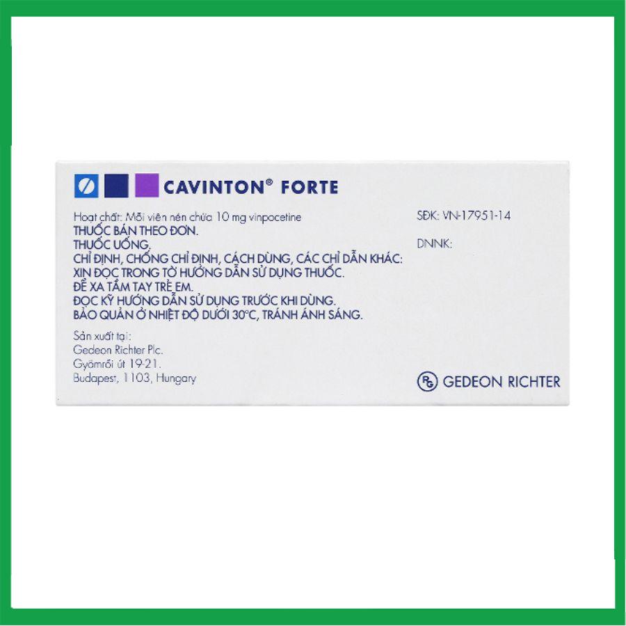 Cavinton-Forte2.jpg Nhà Thuốc Thành Hương - Cavinton Forte2