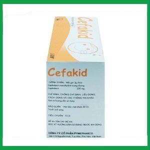 Nhà Thuốc Thành Hương - Thuốc cốm Cefakid 250mg điều trị nhiễm khuẩn (24 gói x 3g) 2 Nhà Thuốc Thành Hương - Cefakid 3