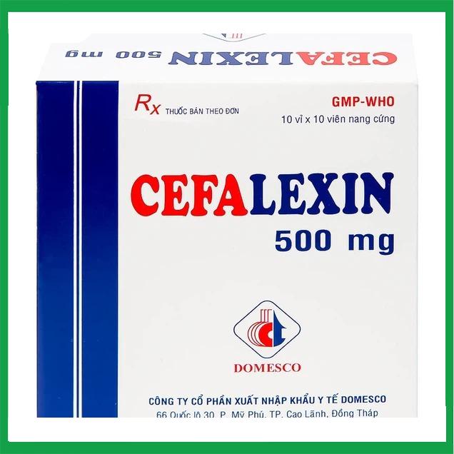 Cephalexin-500mg-Domesco1.jpg Nhà Thuốc Thành Hương - Cephalexin 500mg Domesco1
