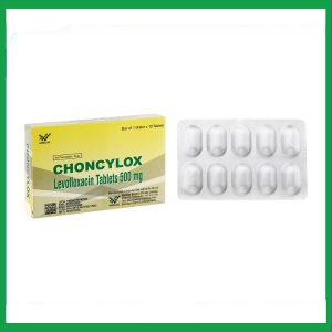 Thuốc Choncylox điều trị nhiễm khuẩn (1 vỉ x 10 viên)