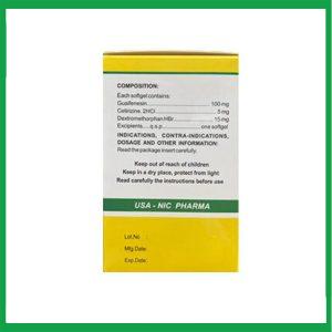 Nhà Thuốc Thành Hương - Thuốc Cidemax điều trị các tình trạng ho, bao gồm họ có đờm, họ khan, ho do thời tiết (Hộp 10 vỉ x 10 viên ) 1 Nhà Thuốc Thành Hương - Cidemax 2