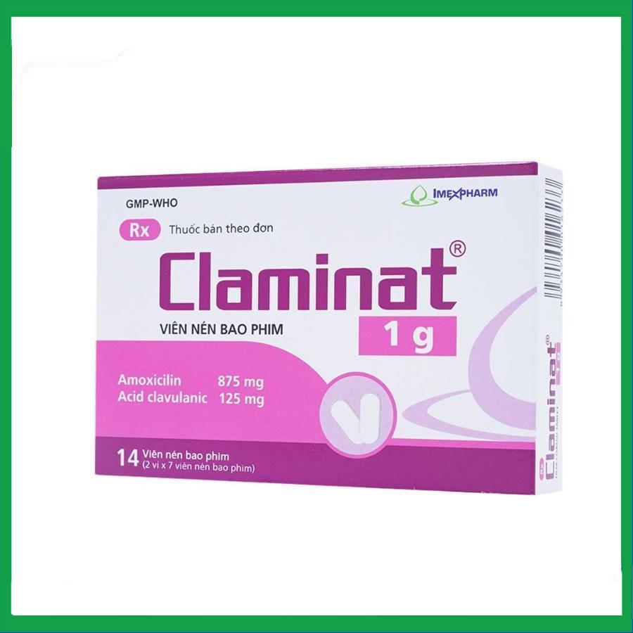 Claminat-1g.jpg Nhà Thuốc Thành Hương - Claminat 1g