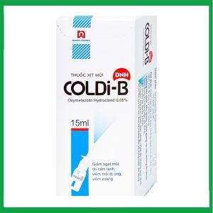 Nhà Thuốc Thành Hương - Thuốc xịt mũi Coldi-B Nam Hà giảm ngạt mũi do cảm lạnh, viêm mũi dị ứng, viêm xoang 3 Nhà Thuốc Thành Hương - Coldi B1
