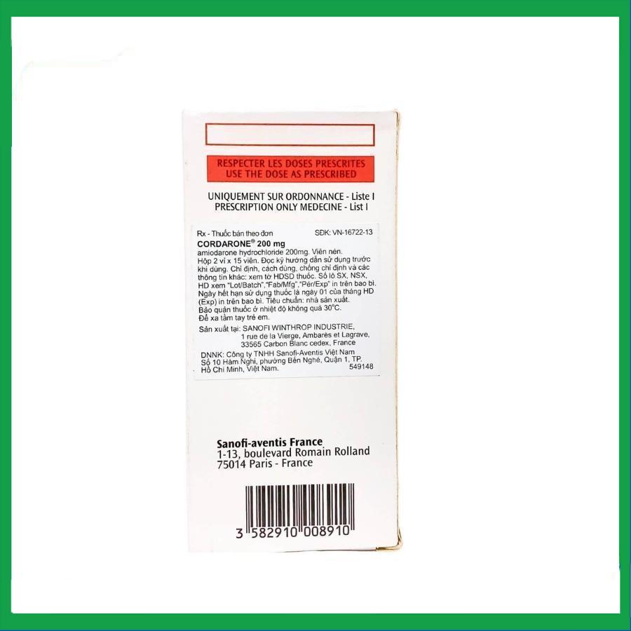 Cordarone-2.jpg Nhà Thuốc Thành Hương - Cordarone 2