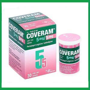 Thuốc Coveram 5mg/5mg điều trị tăng huyết áp (30 viên)