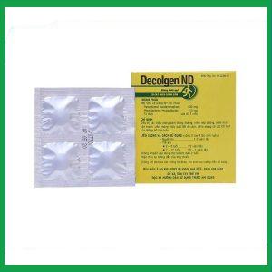Nhà Thuốc Thành Hương - Thuốc Decolgen ND United điều trị các triệu chứng cảm thông thường, viêm mũi dị ứng (25 vỉ x 4 viên) 2 Nhà Thuốc Thành Hương - Decolgen No Drowse 2