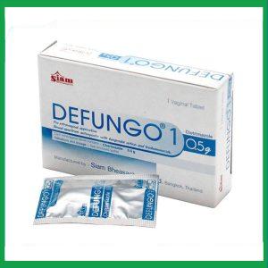Viên đặt phụ khoa Defungo 1 giảm khí hư, huyết trắng ra nhiều (Hộp 1 viên)