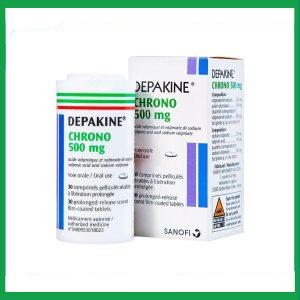 Thuốc Depakine Chrono 500mg Sanofi điều trị động kinh (30 viên)