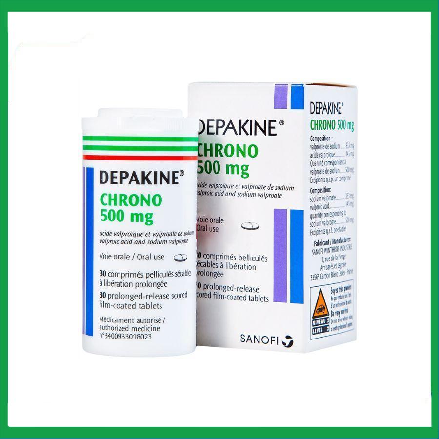 Depakine-500mg.jpg Nhà Thuốc Thành Hương - Depakine 500mg