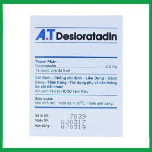 Nhà Thuốc Thành Hương - Desloratadin AT 1