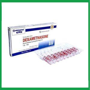 Nhà Thuốc Thành Hương - Dung dịch tiêm Dexamethasone 4mg/ml Hải Dương điều trị trạng thái hen, bệnh dị ứng nặng (10 ống x 1ml) 2 Nhà Thuốc Thành Hương - Dexamethasone hai duong 1