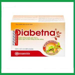 Viên uống Diabetna Nam Dược hỗ trợ giảm đường huyết, giảm HbA1c (4 vỉ x 10 viên)