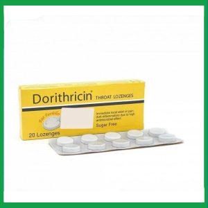 Viên ngậm Dorithricin Hyphens điều trị nhiễm khuẩn miệng, họng