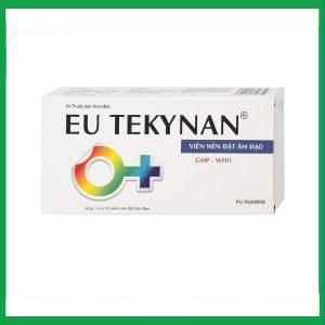 Viên đặt âm đạo Eu Tekynan PV điều trị viêm âm đạo (1 vỉ x 10 viên)
