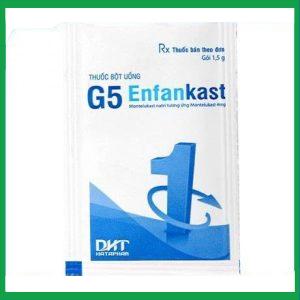 Nhà Thuốc Thành Hương - Thuốc bột uống G5 Enfankast 4mg phòng và điều trị hen phế quản(Hộp 30 gói) 2 Nhà Thuốc Thành Hương - Enfankast1
