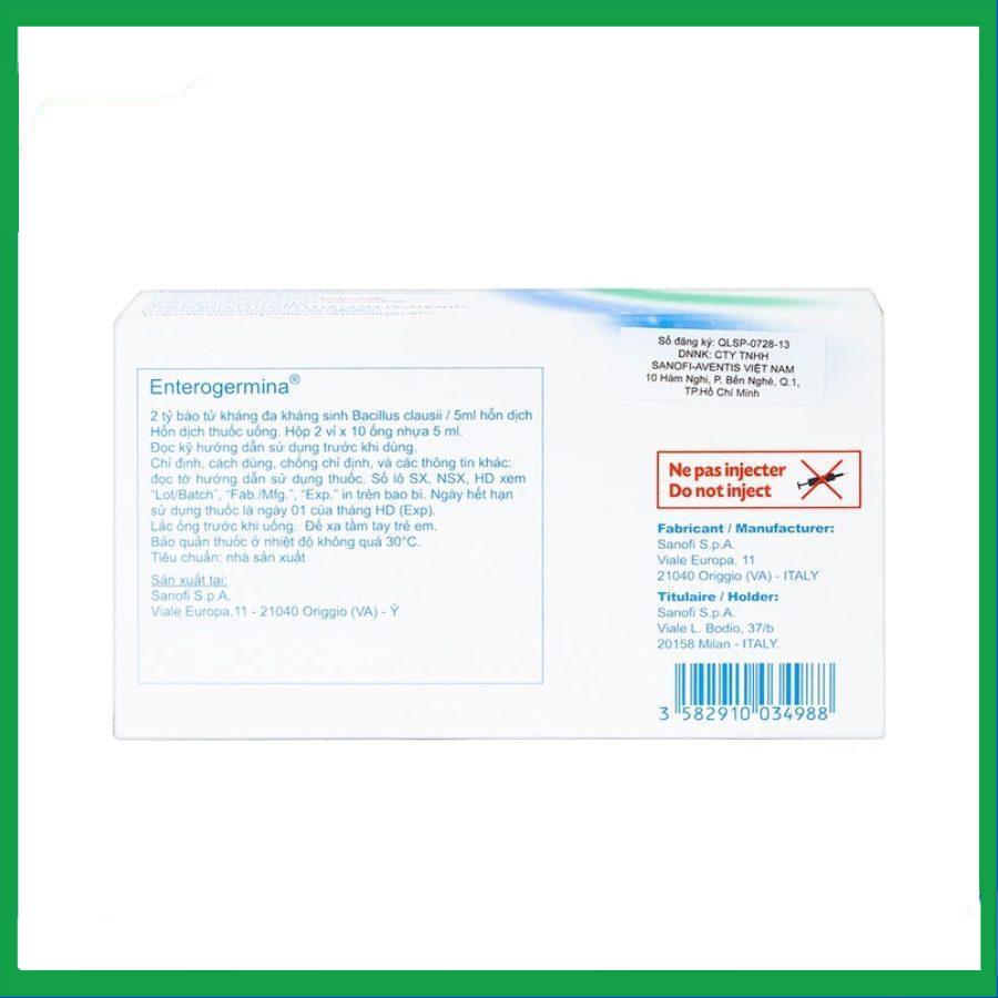 Enterogermina-2-ty2.jpg Nhà Thuốc Thành Hương - Enterogermina 2 ty2