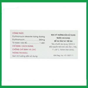Nhà Thuốc Thành Hương - Erythromycin 250mg MKP 2