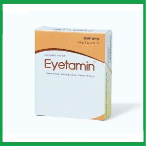 Nhà Thuốc Thành Hương - Thuốc nhỏ mắt Eyetamin cung cấp độ ẩm và dưỡng chất cho mắt, phòng ngừa các bệnh về mắt 2 Nhà Thuốc Thành Hương - Eyetamin 10ml Bidiphar