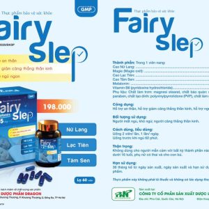 Nhà Thuốc Thành Hương - Fairy Slep - Hỗ trợ an thần, giảm căng thẳng thần kinh, giúp ngủ sâu ngon giấc 1 Nhà Thuốc Thành Hương - Fairy Slep